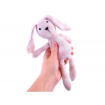 Bábika s plyšovým zajačikom – ružová